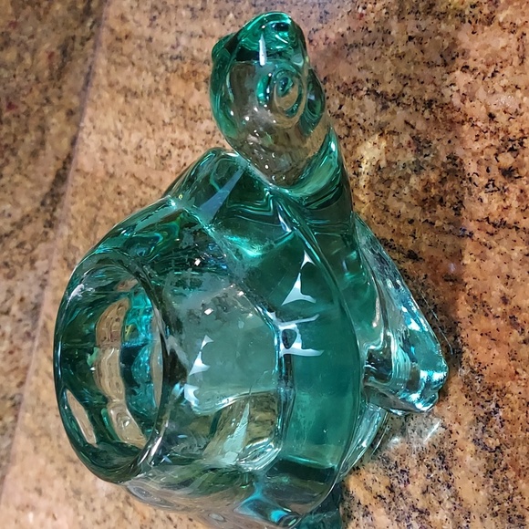 Vintage Green Turtle Votive Candle Holder - Picture 2 of 5